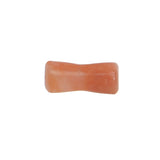 8G Semi-Precious Peach Jade Double Flare Stone Plug