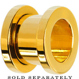 4G Gold Plated Screw Fit Tunnel