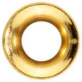 4G Gold Tone Plated Double Flare Tunnel Plug Set
