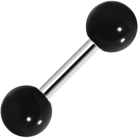 Black Acrylic Ball Cartilage Tragus Barbell