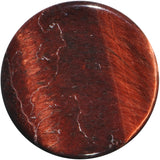 7/8 Red Tiger Eye Natural Stone Plug