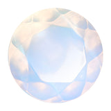 2G Opalite Semi Precious Stone Faceted Double Flare Plug