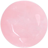 0G Rose Flower Quartz Semi Precious Stone Faceted Double Flare Plug Set