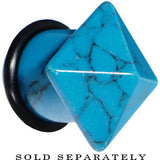 4G Turquoise Semi Precious Stone Pyramid Top Plug