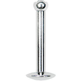 14G 3/8 Internally Threaded 2.5mm Gem Ball Labret