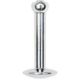14G 5/16 Internally Threaded 2.5mm Gem Ball Labret