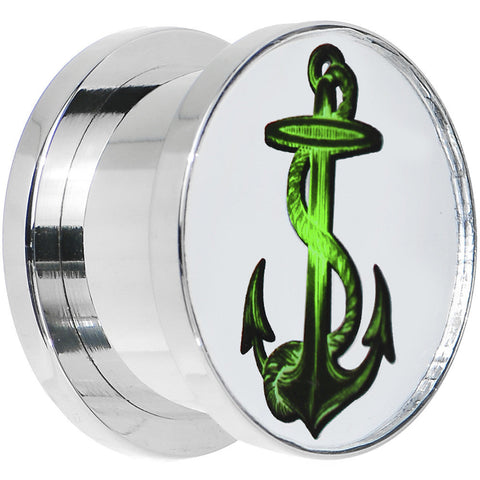 5/8 Stainless Steel Anchor Light Up Plug