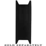 45mm Black Ultra Soft Double Flat Flare Silicone Tunnel