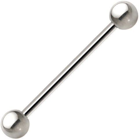 14G Grade 23 Solid Titanium Barbell 7/8 5mm
