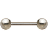 14G Grade 23 Solid Titanium Barbell 1/2 5mm