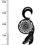 00G Organic Areng Wood Dreamcatcher Hanger Plug Set