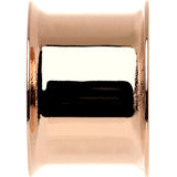 9/16 Double Flare Rose Gold Plated Hollow Tunnel Plug