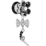 Black Gem My Lady Flower Gun Dangle Plug Sizes 5mm to 12mm