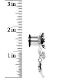 Black Gem My Lady Flower Gun Dangle Plug Sizes 5mm to 12mm