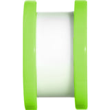 9/16 Green Neon Acrylic Modern Yin Yang Screw Fit Tunnel Plug