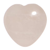 00G Natural Rose Flower Quartz Sweet Heart Stone Saddle Plug