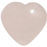 1/2 Natural Rose Quartz Sweet Heart Stone Saddle Plug
