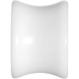 1/2 White Acrylic Purple Metallic Rose Flower Plug