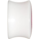 5/8 White Acrylic Pink Metallic Rose Flower Plug