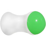 4G White Neon Green Acrylic Saddle Plug