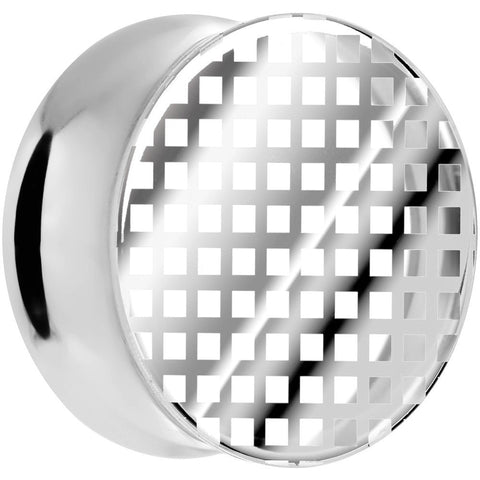 18mm Clear Acrylic Screen Print Saddle Plug