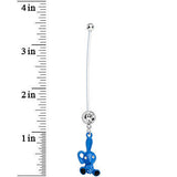 Blue Boy Lil Bunny Baby Pregnancy Belly Ring