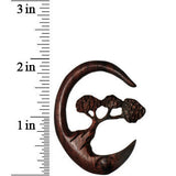 4G Organic Sono Wood Bonsai Tree Hanger Plug Set