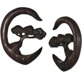 0G Organic Sono Wood Bonsai Tree Hanger Plug Set