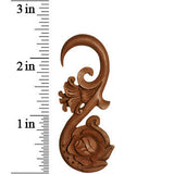 4G Organic Sabo Wood Spring Blossom Hanger Plug Set