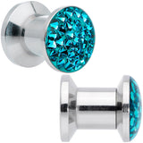 2G Aqua Blue Ferido End Screw Fit Plug Set