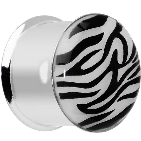 3/4 Stainless Steel Purple Tiger Print Solar Activated Saddle Plug