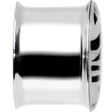 5/8 Stainless Steel Blue Tiger Print Solar Activated Saddle Plug