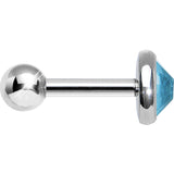 5mm Aqua Gem Tragus Cartilage Barbell Earring