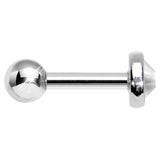 4mm Clear Gem Tragus Cartilage Barbell Earring