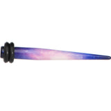 6G Blue Purple Acrylic Galaxy Straight Taper Set
