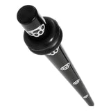 6G White Brass Knuckles Back Acrylic Taper Ear Plug