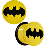 1/2 Officially Licensed Batman Yellow Single Flare Plug Set