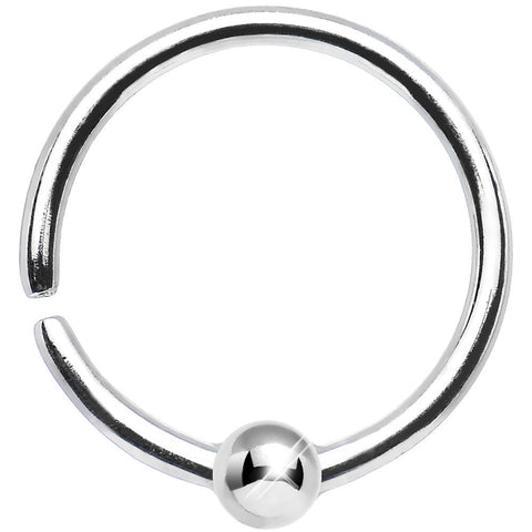 18G 3/8 925 Silver Ball Daith Cartilage Tragus Earring