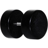 Black Acrylic Cheater Plug Set Looks Like 00G