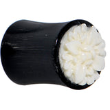0G Organic Buffalo Horn White Bone Frasera Flower Saddle Plug