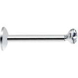 20G Clear Gem Cartilage Earring Created with Crystals