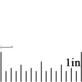 20G Clear Gem Cartilage Earring Created with Crystals