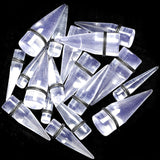 00G to 1 inch 18 Piece Clear Acrylic Ear Stretching Taper Kit