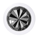 0G White Acrylic Grey Dual Flashy Tire Rim Cheater Plug