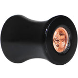 Black Acrylic Pink Flashy Tire Rim Saddle Plug 2G to 20mm