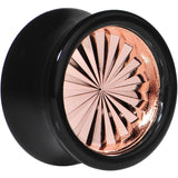 Black Acrylic Pink Flashy Tire Rim Saddle Plug 2G to 20mm