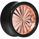 Black Acrylic Pink Flashy Tire Rim Saddle Plug 2G to 20mm