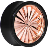 Black Acrylic Pink Flashy Tire Rim Saddle Plug 2G to 20mm