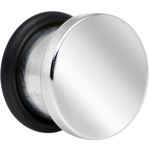 00G Stainless Steel Single Flare Flat Top Plug