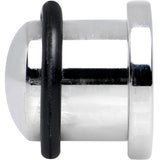 00G Stainless Steel Single Flare Flat Top Plug